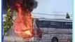Belasan Orang Pilih Pulang, Bus Wisata Terbakar di Jalan Solo Jogja & Tak Lanjut ke Gunung Kidul
