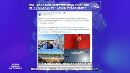 Faktencheck: Todesgefahr durch Kreissägen in Bojen im Rio Grande?