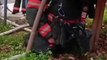 Dos lomitos fueron rescatados entre las llamas en Zapopan