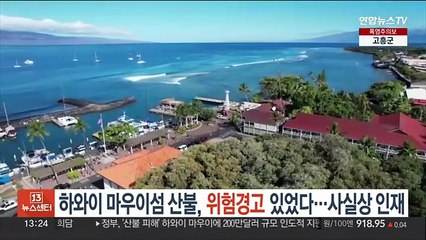 하와이 마우이섬 산불, 사전 위험경고 있었다…사실상 인재