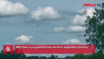 Uçuş gösterisinde facianın eşiğinden dönüldü! Pilot böyle kurtuldu...