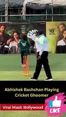 Abhishek Bachchan Playing Cricket Ghoomer