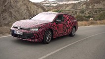 Volkswagen Passat in Red Driving Video - Inspection and approval in Spain