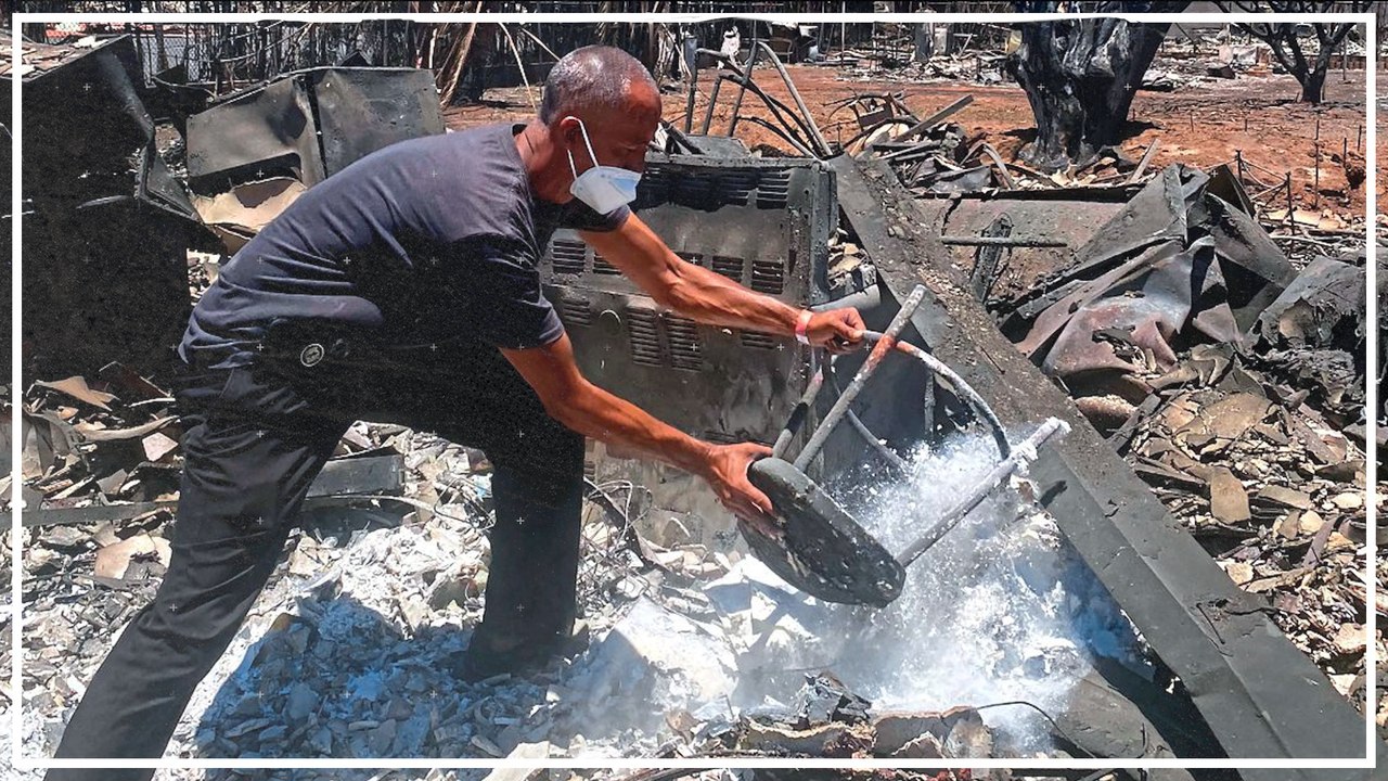 'Alles ist weg' - Rückkehr in zerstörte Stadt Lahaina auf Maui