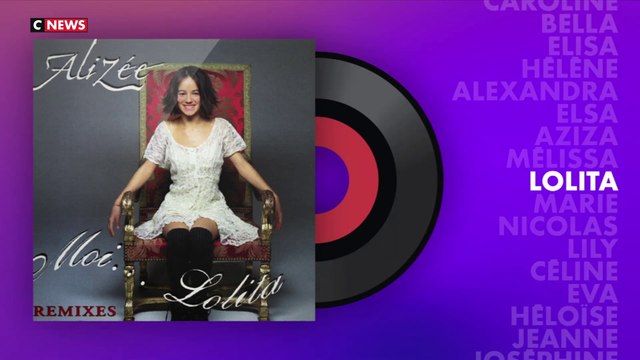 «Moi Lolita» d’Alizée : Les prénoms en chansons