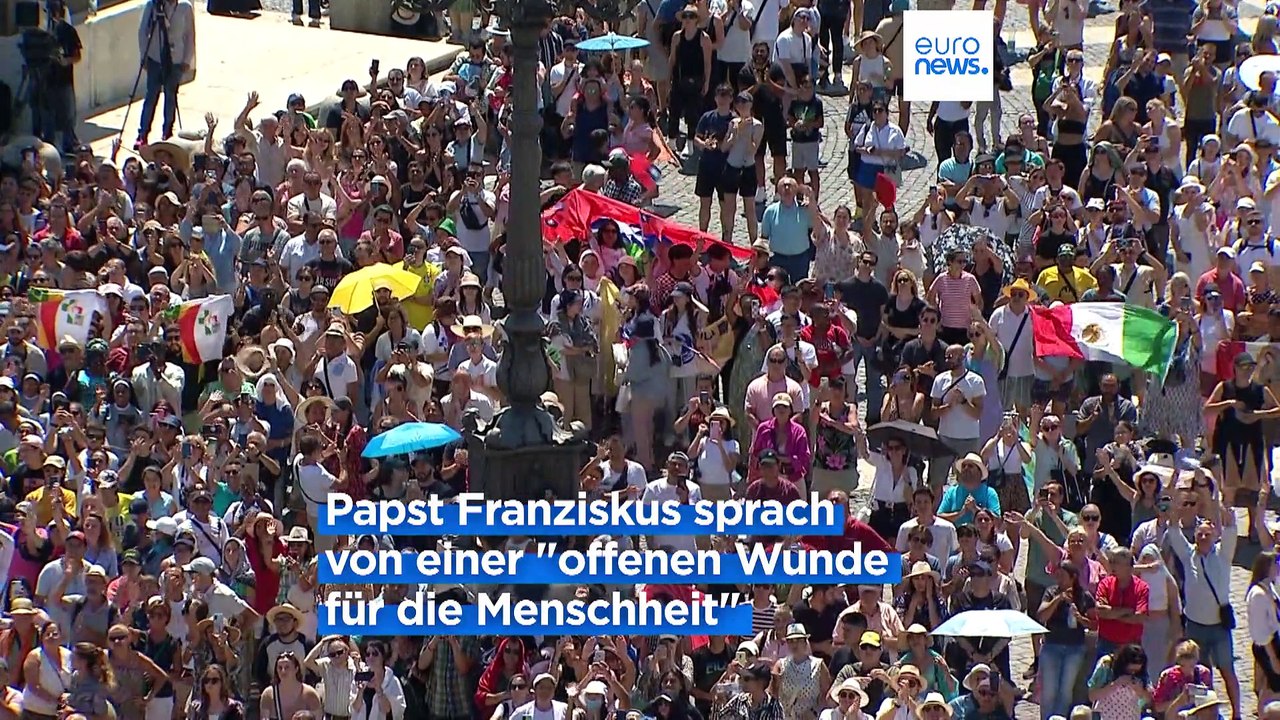 'Schmerz und Scham': Papst zeigt sich betroffen wegen toter Migranten im Mittelmeer