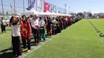 SİVAS - Okçuluk Gençler Açık Hava Puta Türkiye Şampiyonası, Sivas'ta başladı