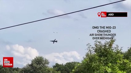 ABD'de MiG-23, gösteri uçuşu sırasında düştü