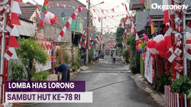 Meriahkan HUT ke-78 RI, Warga Mirah 1 Depok Antusias Ikuti Lomba Hias Lorong