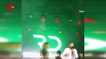 Demet Akalın ve Resul Dindar sahnede birbirine girdi: 'Sen beni tanımamışsın'