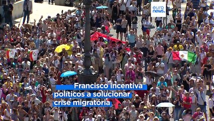 Papa Francisco diz que naufrágios no Mediterrâneo são "ferida aberta na nossa humanidade"