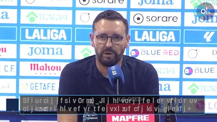 Bordalás sobre Xavi: «Sus quejas son una forma de justificar que no ha conseguido los tres puntos»