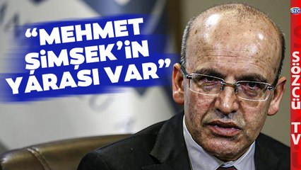 'YARASI VAR' Ünlü Ekonomistten Mehmet Şimşek'e Çarpıcı Sözler!