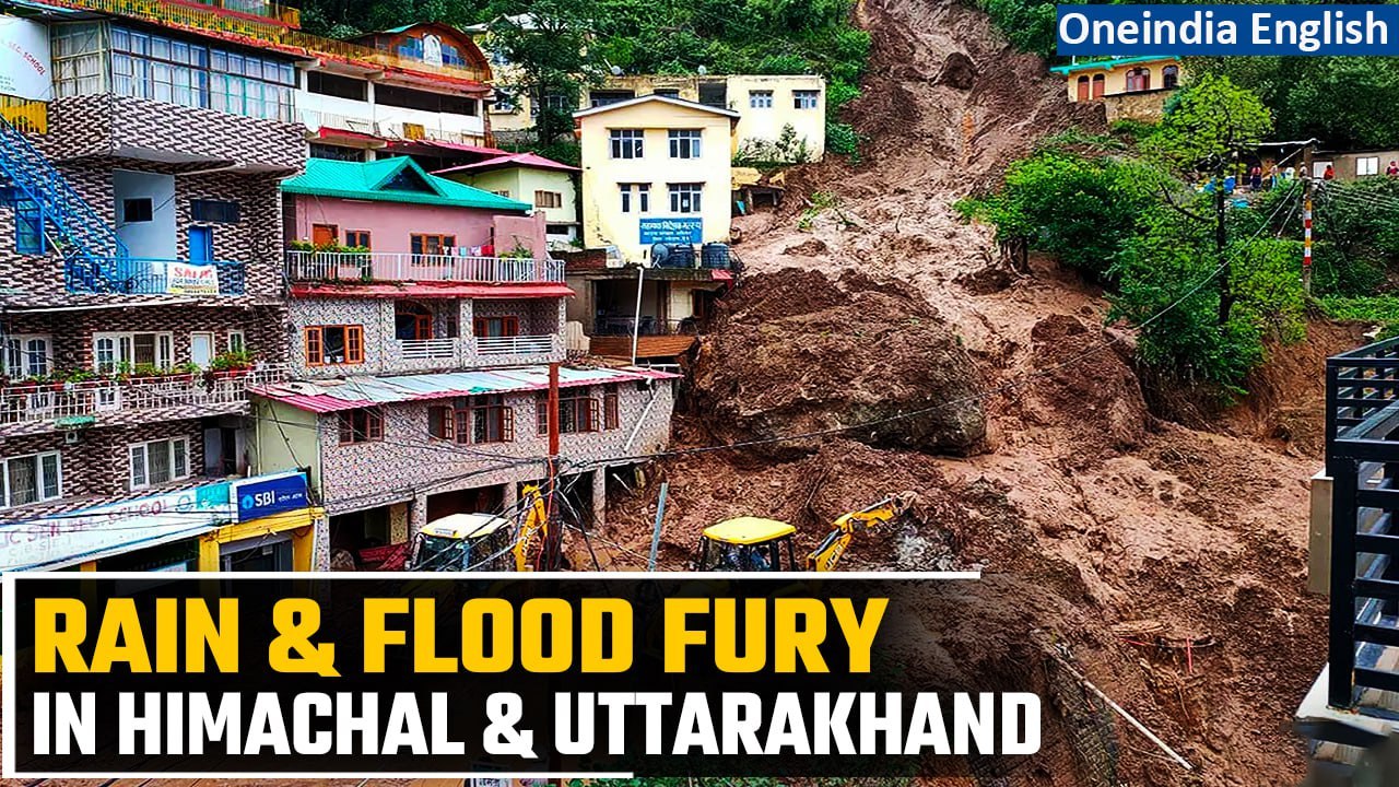 Floods & Heavy Rains Wreak Havoc in Uttarakhand and Himachal Pradesh | Oneindia News