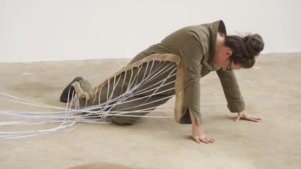 Performance by Mirjam Spoolder / Under Construction Group Show at FABRIKculture Hégenheim (s)