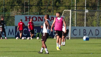 İSTANBUL - Beşiktaş, Neftçi Bakü maçı hazırlıklarını sürdürdü