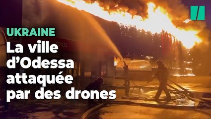 下载视频: Guerre en ukraine : Kiev déjoue des attaques russes de missiles et de drones à Odessa