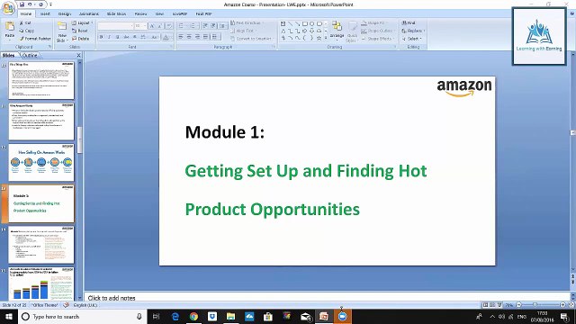 Topic#2 Getting Set up _ Find hot products Amazon Busines Traning By LWE