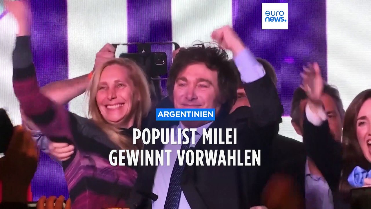 Vorwahlen in Argentinien: Rechtspopulist Milei mit überraschendem Sieg