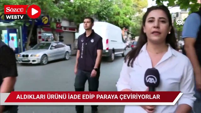 Dilencilerin yeni taktiği aldırdıkları ürünü iade ederek paraya çevirme