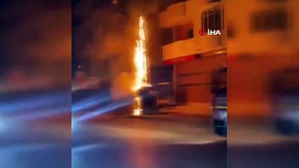 Sıcaklığın 50 derece hissedildiği Adana'da trafolar patladı! O anlar kamerada