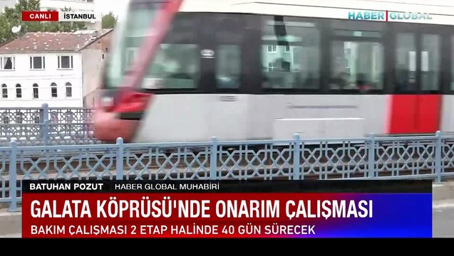 Galata Köprüsü'nde onarım çalışması yapılıyor: İşte Eminönü ve Karaköy trafiğinde son durum