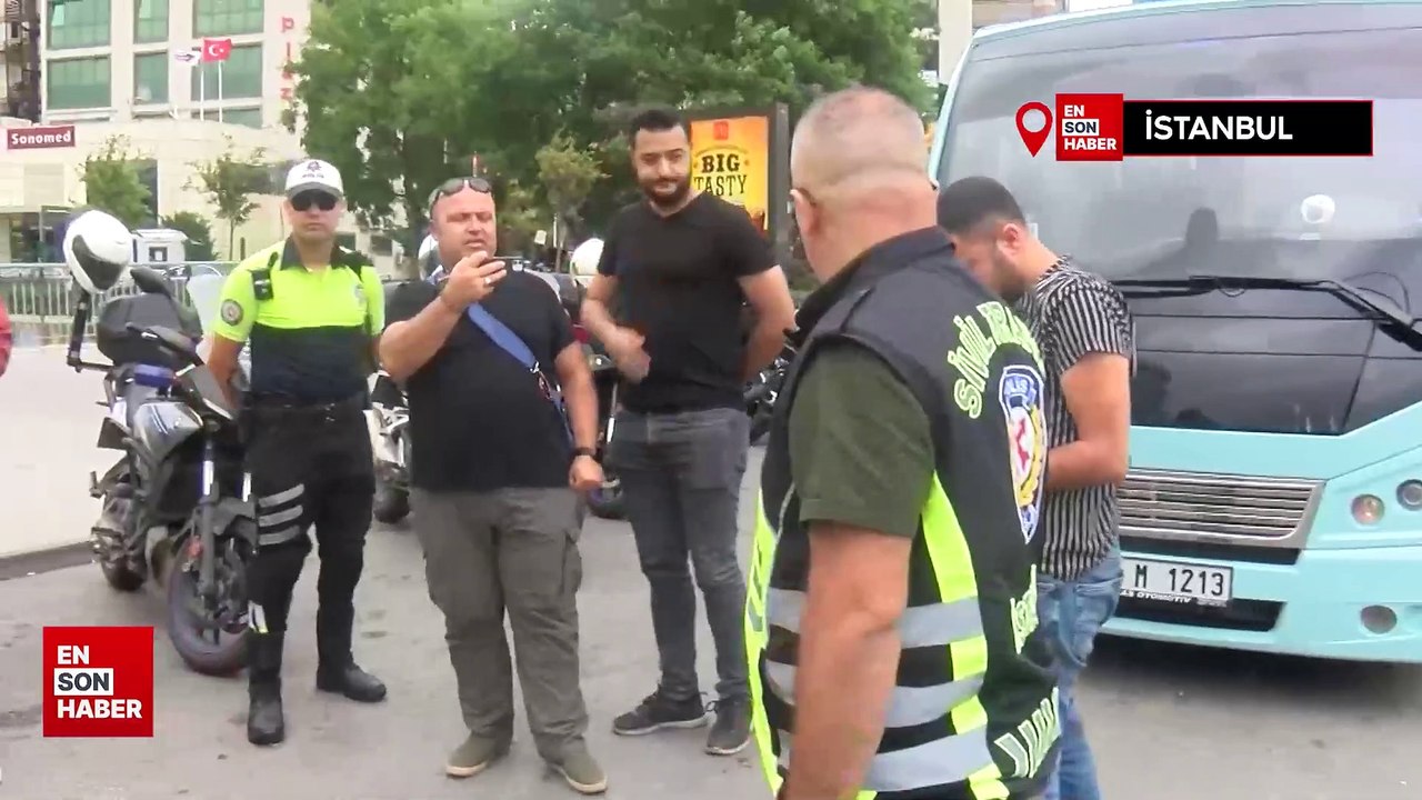 İstanbul'da minibüs şoförleri denetlendi