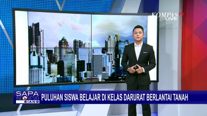 Puluhan Siswa MTs di Majene Belajar di Kelas Darurat Berlantai Tanah, Beginilah Kondisinya