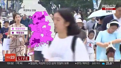 Скачать видео: [날씨] 밤까지 곳곳 요란한 소나기…광복절 폭염 계속