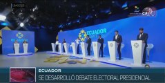 La seguridad ciudadana fue un tema medular en debate presidencial ecuatoriano