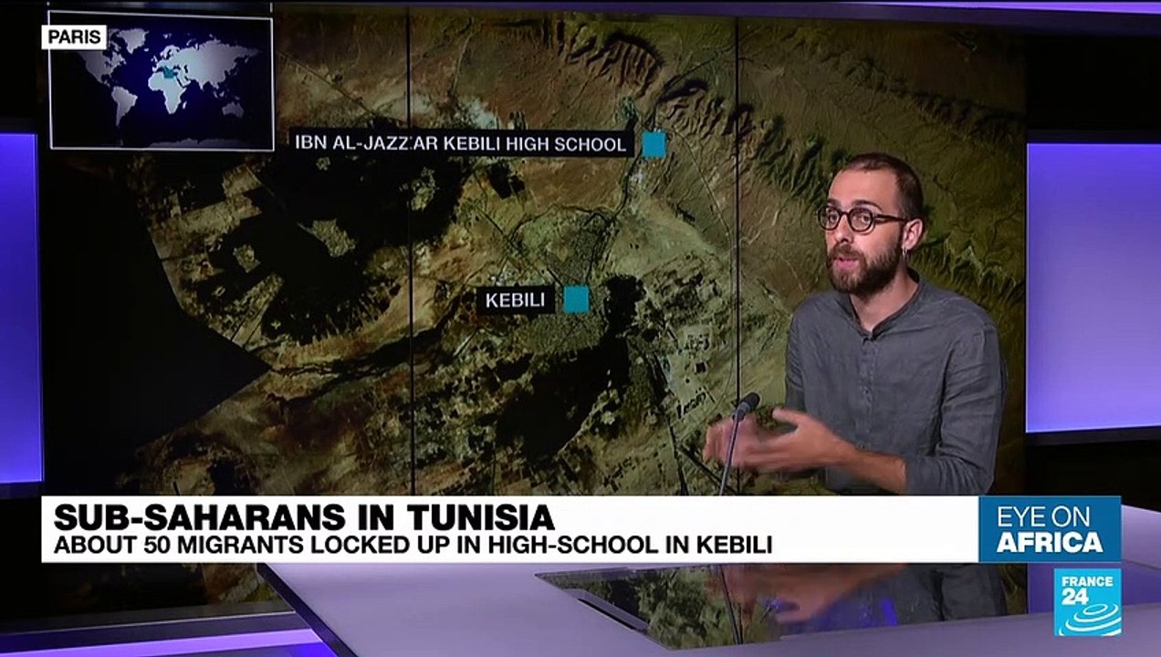 Sub-Saharans in Tunisia: About 50 migrants locked up in high-school in Kebili