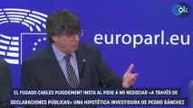 Puigdemont advierte al PSOE: «Se acercan días decisivos, crece el nerviosismo y sube la subasta»