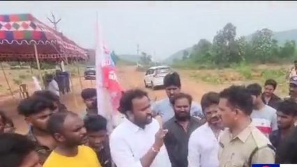 అనకాపల్లి జిల్లా: పవన్ పర్యటన.. విస్సన్నపేటలో ఉద్రిక్తత !