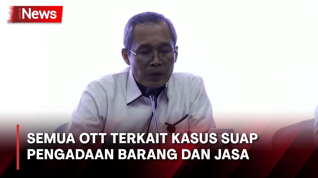 Wakil Ketua KPK Ungkap Semua OTT terkait Kasus Suap Pengadaan Barang dan Jasa