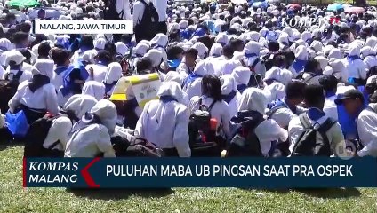 Viral, Puluhan Maba UB Tumbang Saat Pra Ospek