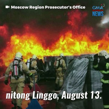Nasunog na fertilizer warehouse sa Russia, may nilabag na safety requirements? | GMA News Feed