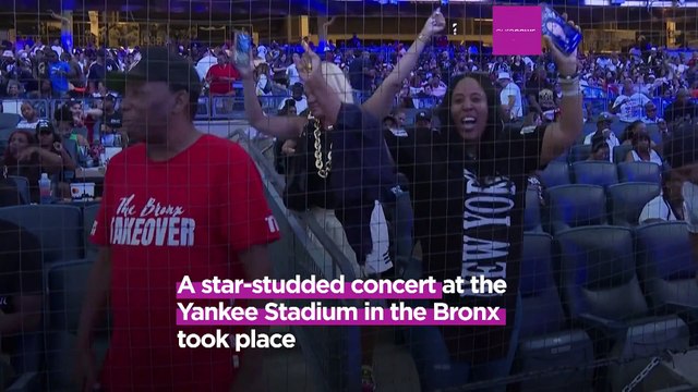 Watch: New York celebrates 50 years of hip-hop with star-studded concert in the Bronx