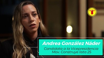 ANDREA GONZÁLEZ DIJO EN UNA ENTREVISTA QUE CUIDARÁ Y HARÁ CUMPLIR EL LEGADO DE VILLAVICENCIO