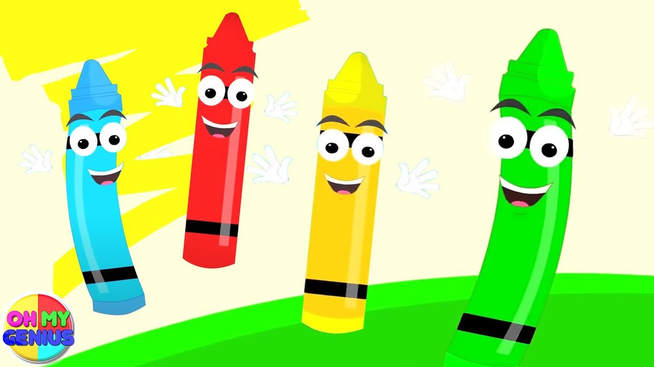 Learn Colors For Kids with Box of Crayons Song  Best Fun Learning Videos  for Kids by KidsCamp 