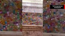 Vídeo com potes e garrafas de vidro sendo jogados em escada gera debate sobre desperdício