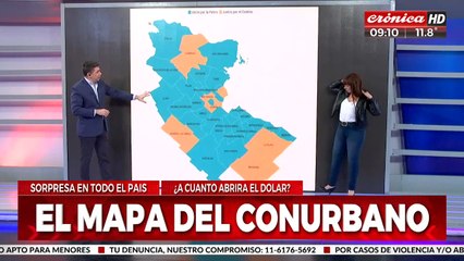 El mapa del conurbano: ¿quién ganó en los distintos municipios?