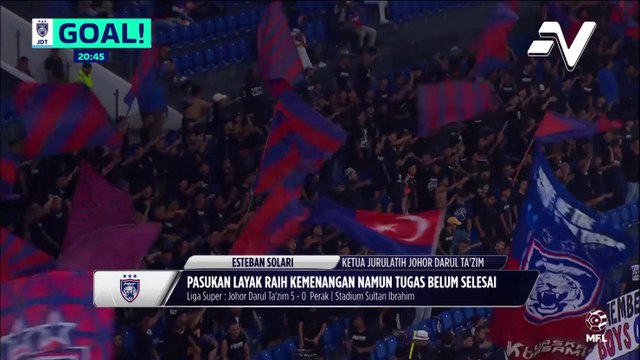 JDT selangkah lagi sebelum dinobat juara Liga Super 2023