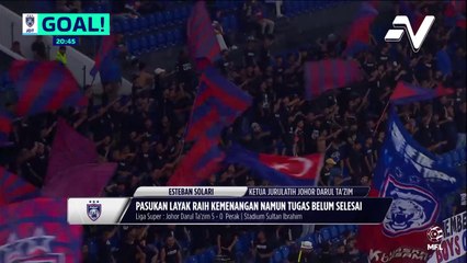 Download Video: JDT selangkah lagi sebelum dinobat juara Liga Super 2023