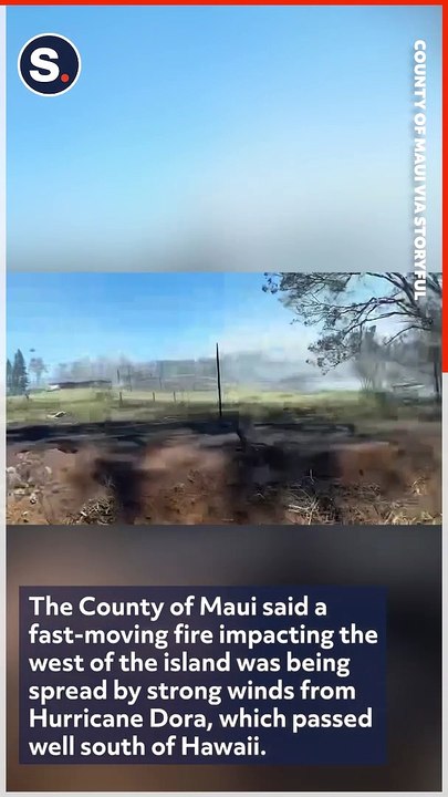 Damaging Fires Fanned by Strong Winds Spread in Maui