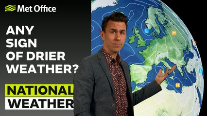 Met Office Afternoon Weather Forecast 14/08/2023 – More outbreaks of rain and shower