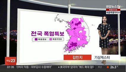 [생활날씨] 광복절 전국 무더위…내일 전남동부·제주 소나기