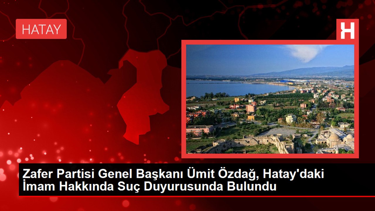 Zafer Partisi Genel Başkanı Ümit Özdağ, imam Halil Konakçı hakkında suç duyurusunda bulundu