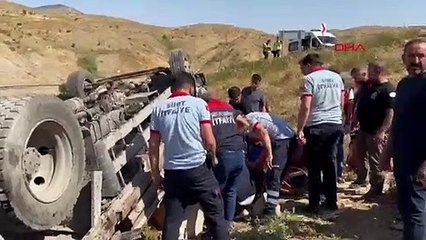 Siirt'te Kamyonet Şarampole Düştü: 1 Ölü, 1 Yaralı