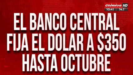 Download Video: Efecto Milei: se devalúa el dólar oficial y caen los bonos