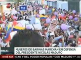 Mujeres del edo. Barinas se movilizan en defensa al presidente Nicolás Maduro Moros